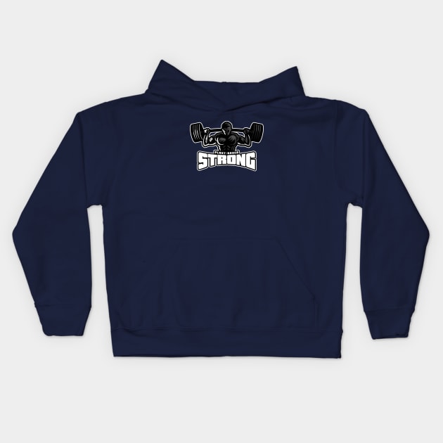 Plant Based Strong Kids Hoodie by Fit Designs